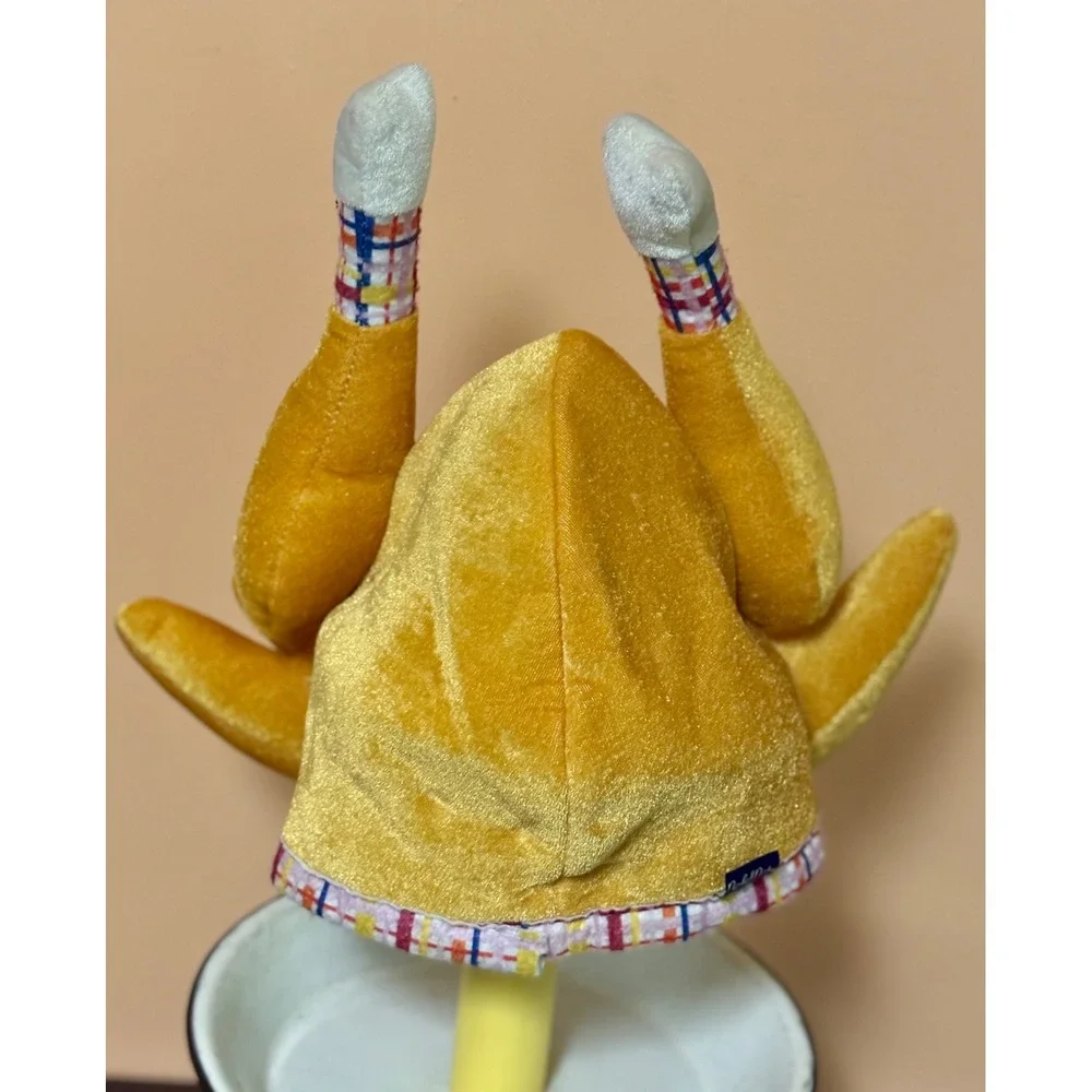 Packed Party Roasted Turkey Plush Hat Thanksgiving Costume Novelty Halloween
